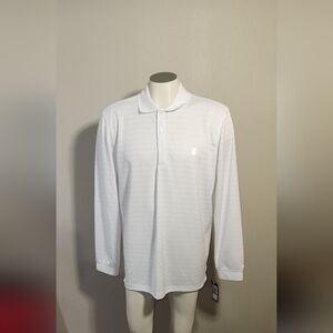 NEW IZOD Golf Long Sleeve Polo Men's